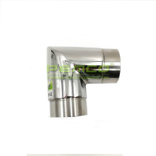 Trade assured casting mirror or satin stainless steel handrail joint connector fitting railing pipe elbow